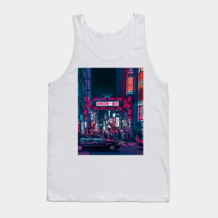 Cyberpunk Tokyo Street Tank Top